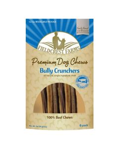 Fieldcrest Farm Premium Dog Chews Bully Crunchers 6pk