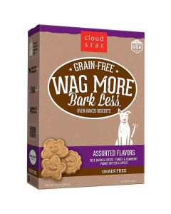 Cloud Star Wag More Bark Less Mini Biscuits Assorted Flavors 14 oz.