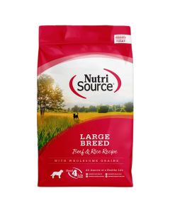 NutriSource Large Breed Beef & Rice Formula  26 Lbs.