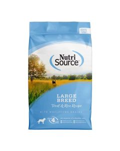 NutriSource Large Breed Trout & Brown Rice Formula 26 Lbs.