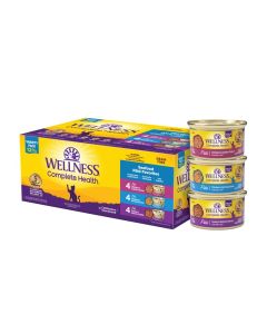 Wellness Complete Health Seafood Pate Favorites Variety Pack 12 count