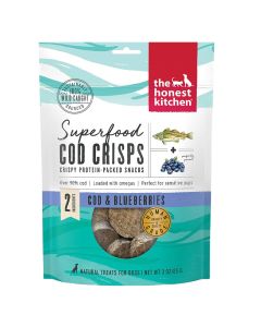 The Honest Kitchen Superfood Cod Crisps Cod & Blueberries 3 oz.