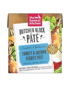 The Honest Kitchen Butcher Block Pate Turkey & Autumn Veggies 10.5 oz.