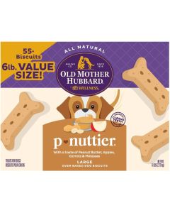 Old Mother Hubbard Dog Biscuits P-Nuttier Large 6 lbs