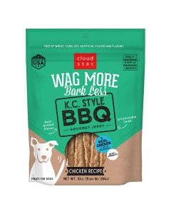 Wag More Bark Less K.C.BBQ Gourmet Jerky 10 oz.