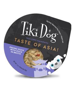 Tiki Dog Taste of Asia Peking Duck with Duck Recipe in Broth 3 oz.