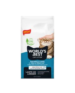 World's Best Cat Litter Multiple Cat Lotus Blossom Scented 14 lbs.