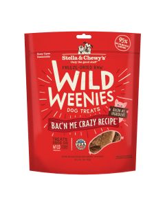Stella & Chewy's Wild Weenies Bac'n Me Crazy Recipe Dog Treats 3 oz.