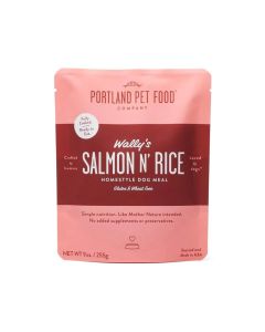 Portland Pet Food Wally's Salmon N' Rice 9oz. Meal Pouch