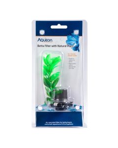 Aqueon Betta Filter with Natural Plant