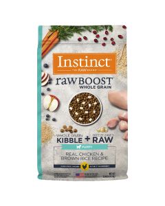 Nature's Variety Instinct Raw Boost Whole Grain Recipe Real Chicken & Brown Rice Puppy 20lb