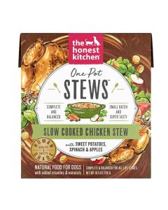 The Honest Kitchen One Pot Stews - Slow Cooked Chicken with Sweet Potato, Spinach & Apples 10.5 oz.