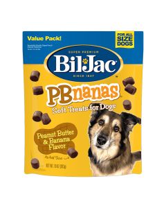 Bil-Jac Soft Treats for Dogs PBnanas 10oz.