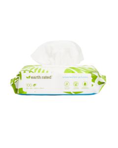 Earth Rated Unscented Wipes 100 ct.