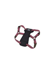 Coastal K9 Explorer Berry Reflective Adjustable Padded Dog Harness 5/8" X 16"-24"