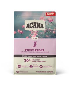 Acana Kitten First Feast with Free-Run Chicken & Whole Herring Dry Cat Food 4 lb.