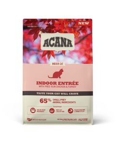 Acana Indoor Entree with Free-Run Chicken & Turkey for Indoor Cats 4 lb.