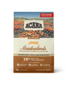 Acana Meadowlands with Free-Run Poultry, Freshwater fish & Cage-Free Eggs for All Life Stages 4 lb.