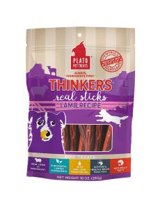 Plato Thinkers Lamb Meat stick Dog treats 10 oz.