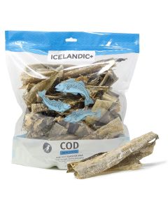 Icelandic+ Cod Skin Pieces Dog Treats 8 oz.