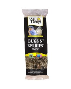 Wild Delight Bugs N' Berries Wild Bird Food Block 12 oz