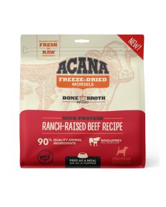 Acana Freeze-Dried Morsels High Protein Ranch-Raised Beef Recipe for Dogs 8 oz.