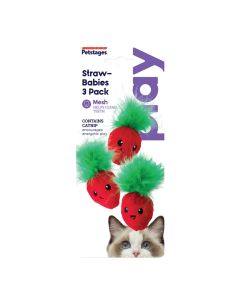 Petstages Straw-Babies Cat Toy 3 Pack