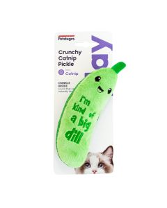 Petstages Crunchy Catnip Pickle Cat Toy