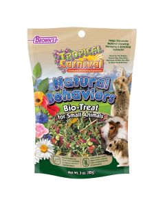 Brown's Tropical Carnival Natural Behaviors Bio-Treats 3 oz.