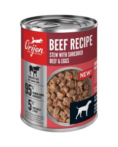 ORIJEN Beef Recipe Stew with Shredded Beef & Eggs 12.8 oz.
