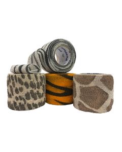 Co-Flex PetFlex Assorted Safari Patterned Bandages 2"