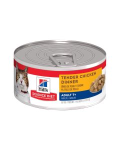 Hill's Science Diet Adult 7+ Tender Chicken Dinner Cat Food 5.5 oz.