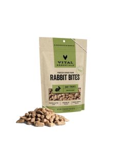 Vital Essentials Freeze-Dried Raw Rabbit Bites Dog Treats 5 oz.