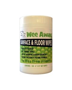 Wee Away Floor & Surface Wipes