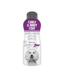 TropiClean PerfectFur Curly & Wavy Coat Shampoo 16 oz.