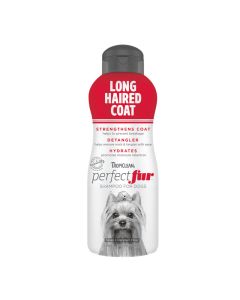 TropiClean PerfectFur Long Haired Coat Shampoo 16 oz.
