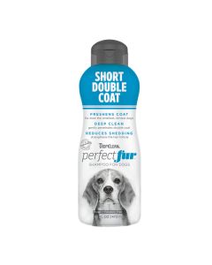 TropiClean PerfectFur Short Double Coat Shampoo 16 oz.