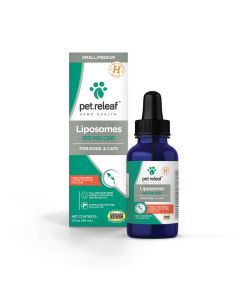 Pet Releaf CBD Liposome Hemp Oil 100 for Dogs & Cats 1 fl. oz.