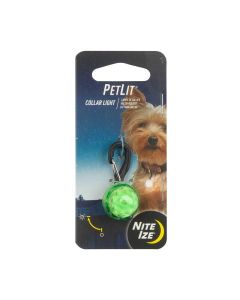 Nite Ize PetLit LED Jewel Collar Light - Lime
