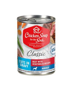 Chicken Soup for the Soul Classic Beef with Vegetables Cuts in Gravy 13 oz