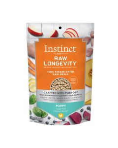 Instinct Raw Longevity 100% Freeze-Dried Raw Meals Puppy Cage-Free Chicken Recipe 9.5 oz.