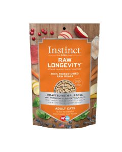 Instinct Raw Longevity 100% Freeze-Dried Raw Meals Adult Cat Beef & Cod Recipe