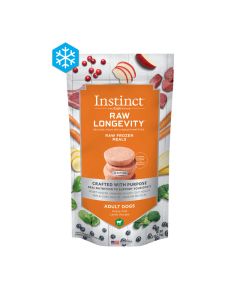Instinct Raw Longevity Frozen Patties for Adult Dogs Grass-Fed Lamb Recipe 6 lbs.