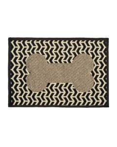 Loving Pets Bella Fashion Mat Geo Bone Brown