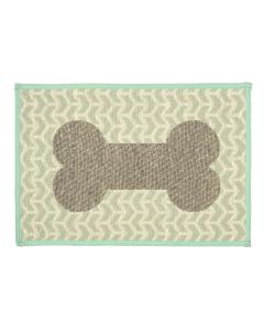 Loving Pets Bella Fashion Mat Geo Bone Aqua