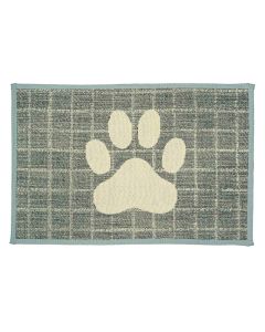 Loving Pets Bella Fashion Mats Plaid Pawprint