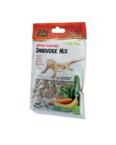 Zilla Omnivore Mix Reptile Munchies TRIAL SIZE  0.7 oz