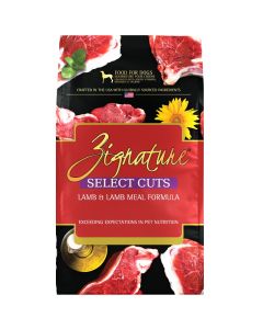 Zignature Select Cuts Lamb Formula 25 lbs.