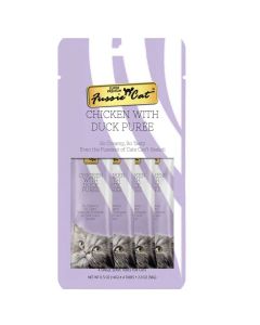 Fussie Cat Chicken with Duck Puree 4 Pack