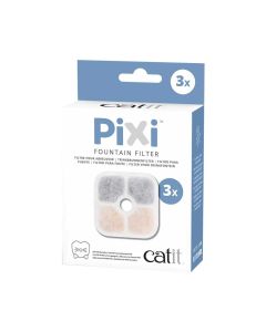 Catit PIXI Fountain Filter 3 pack